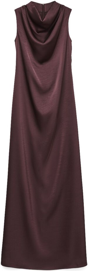 VMRITA HIGH NECK LONG DRESS WVN EXP