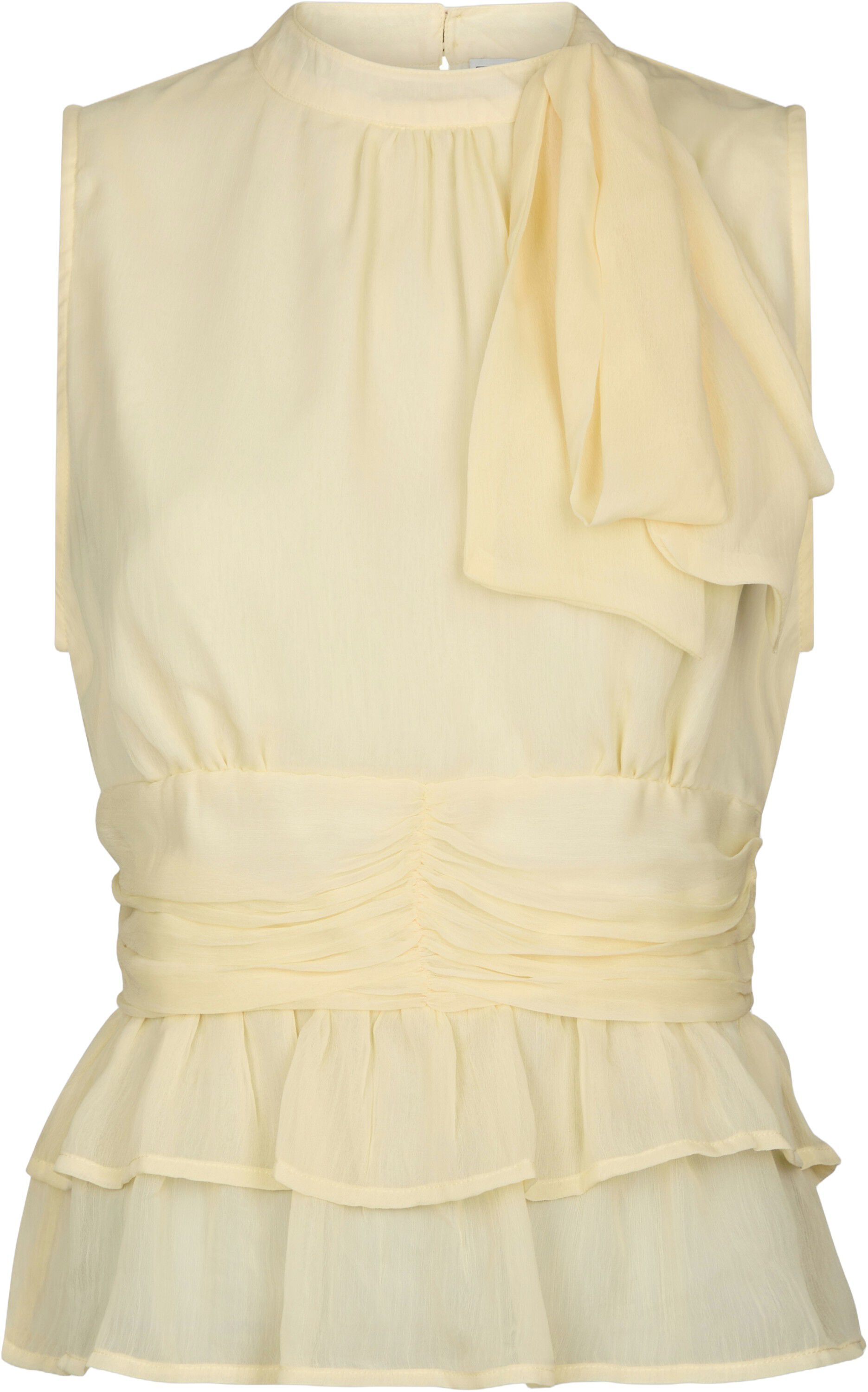 Ansol Solid Chiffon Top