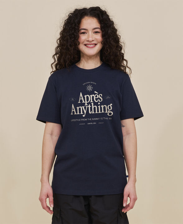 Aprés Anything Statement Tee - Ocean