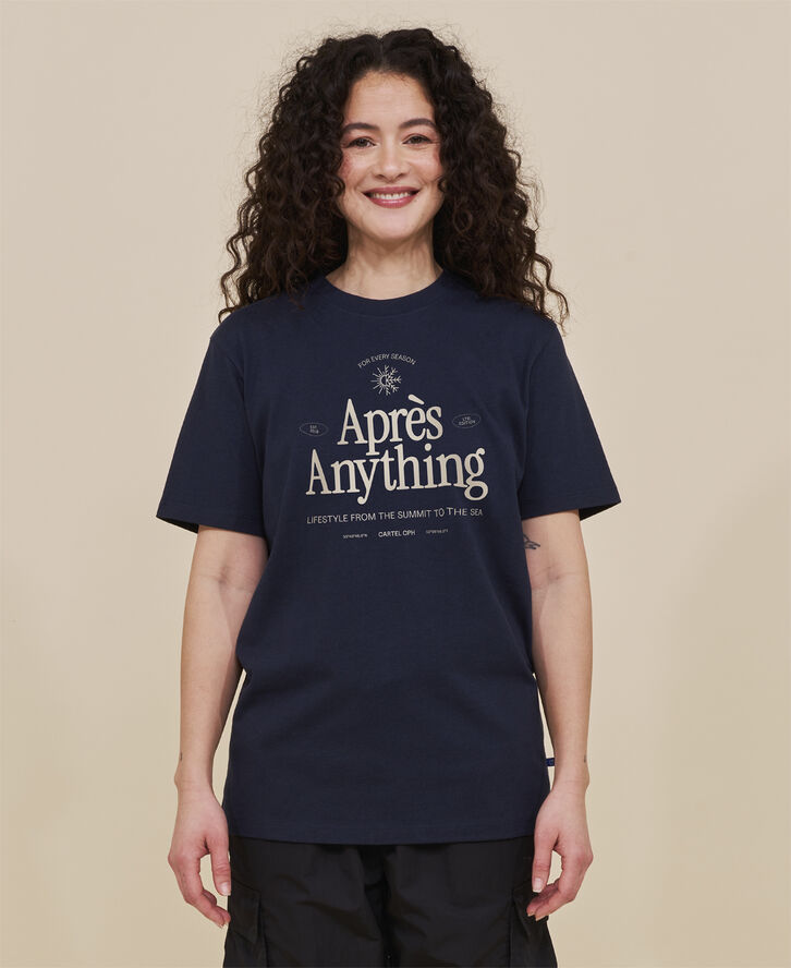 Aprés Anything Statement Tee - Ocean