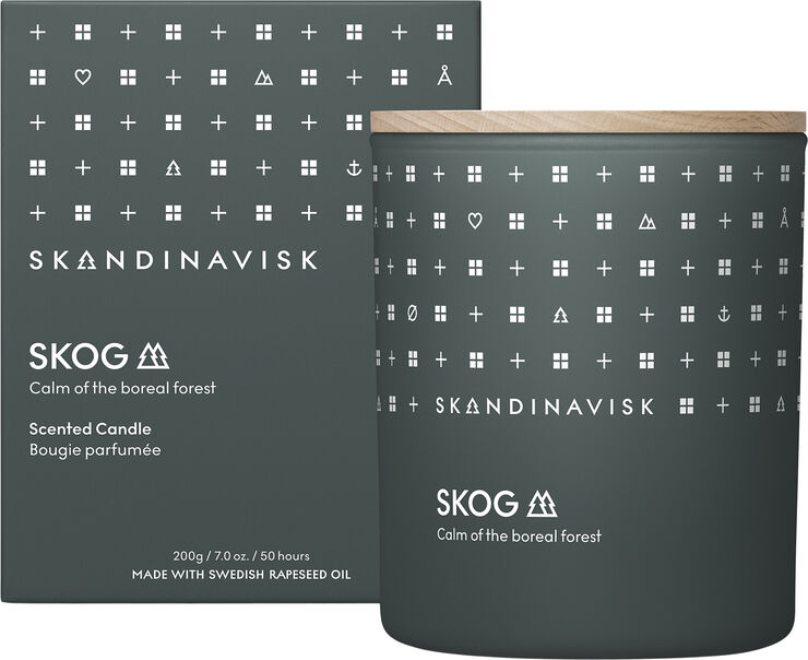 SKOG Scented Candle w Lid 200g