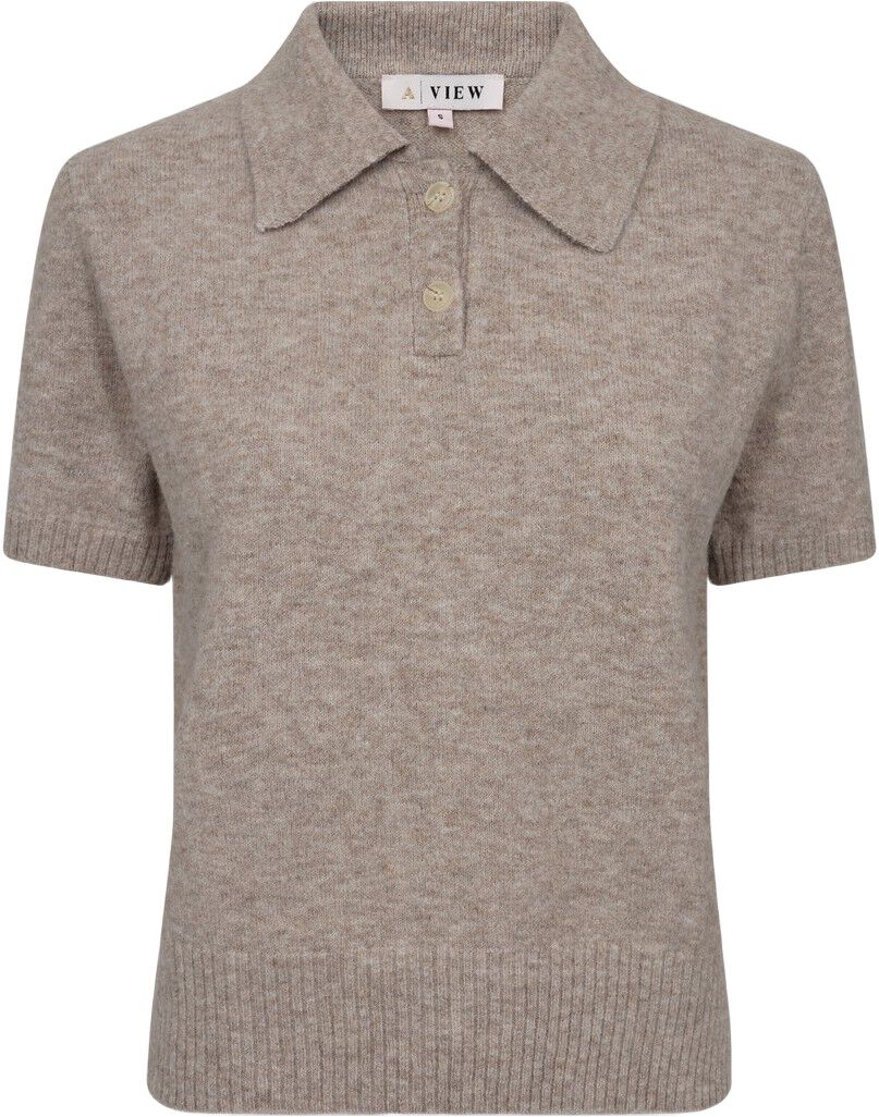 Rena polo knit blouse