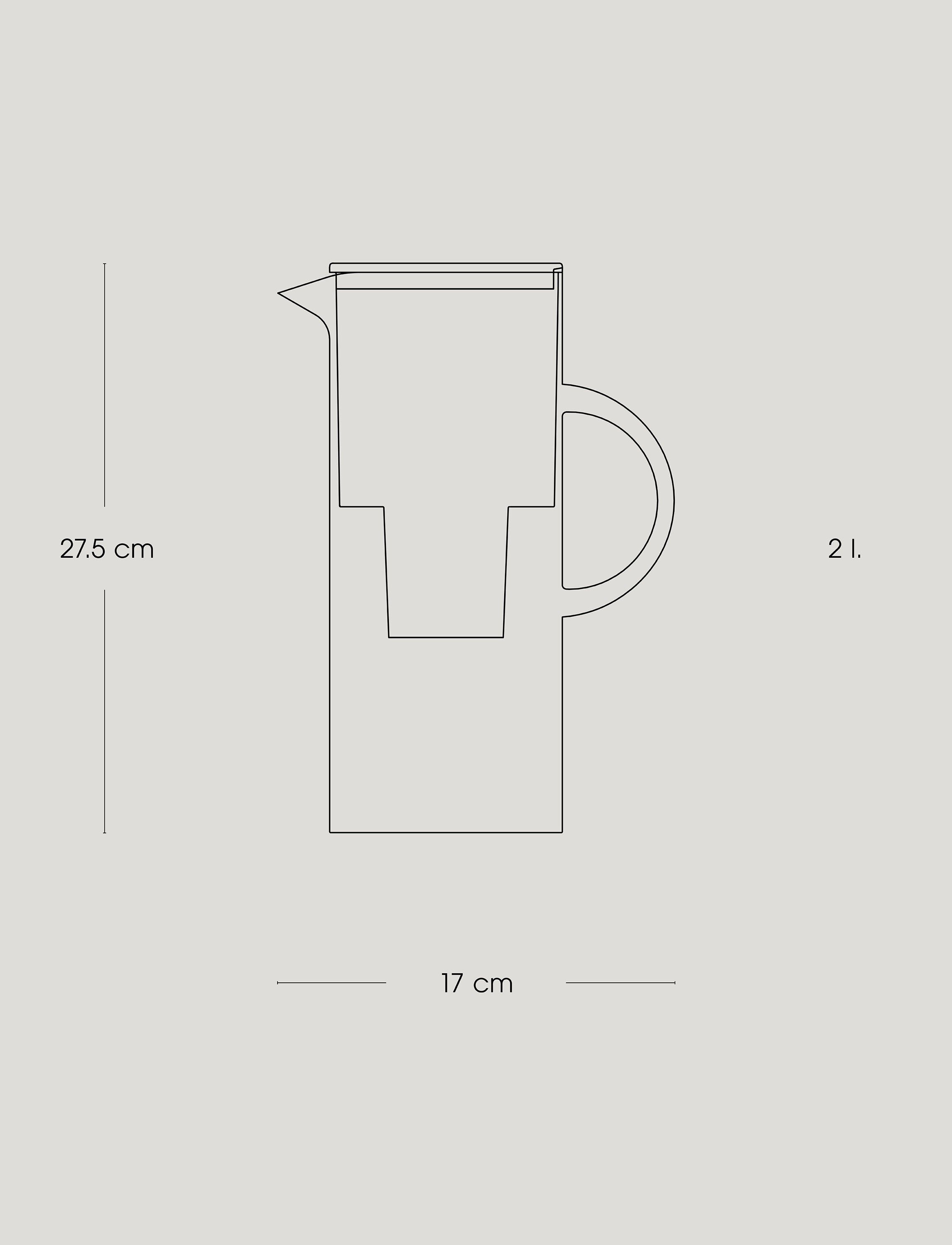 EM77 vannfilterkanne 2 l. blue