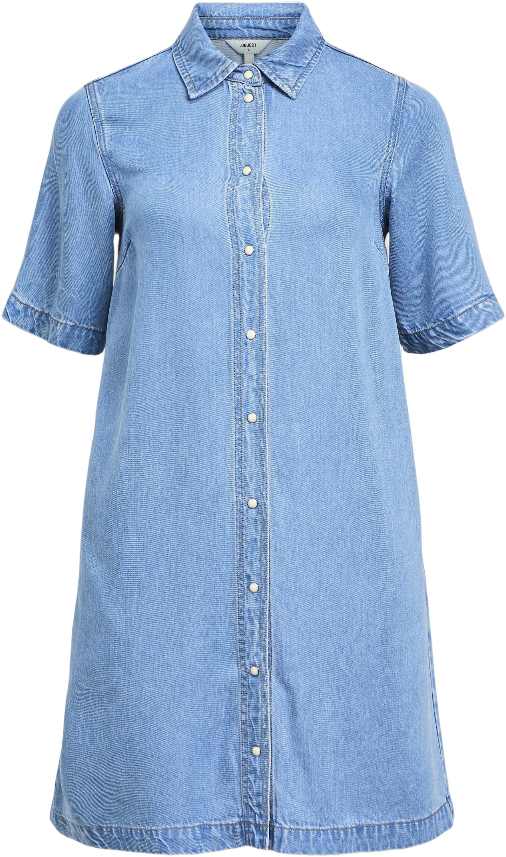 OBJFRAME 2/4 RE DENIM DRESS NOOS