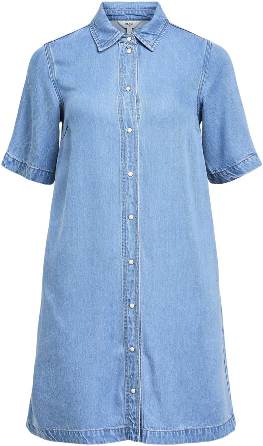 OBJFRAME 2/4 RE DENIM DRESS NOOS
