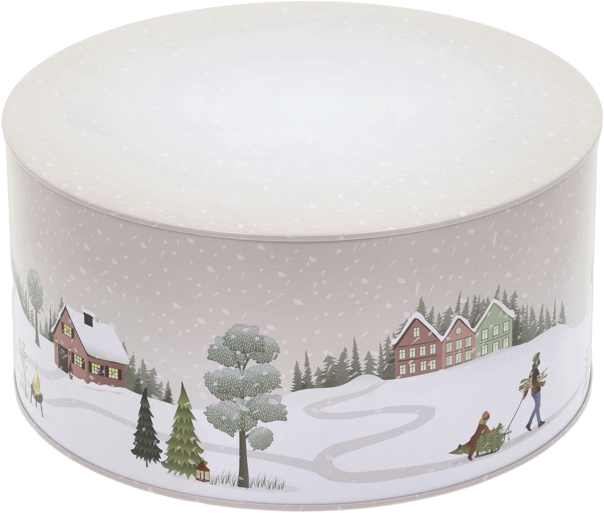 Kakebokssett Vinter 22x12/20x10 cm Arctic Ice/Woodrose Metal