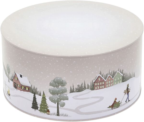 Kakebokssett Vinter 22x12/20x10 cm Arctic Ice/Woodrose Metal