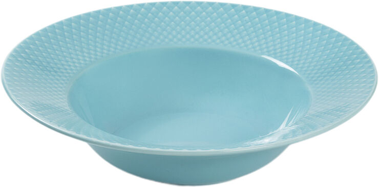 Rhombe Color Dyb tallerken Ø24. 5 cm turkis