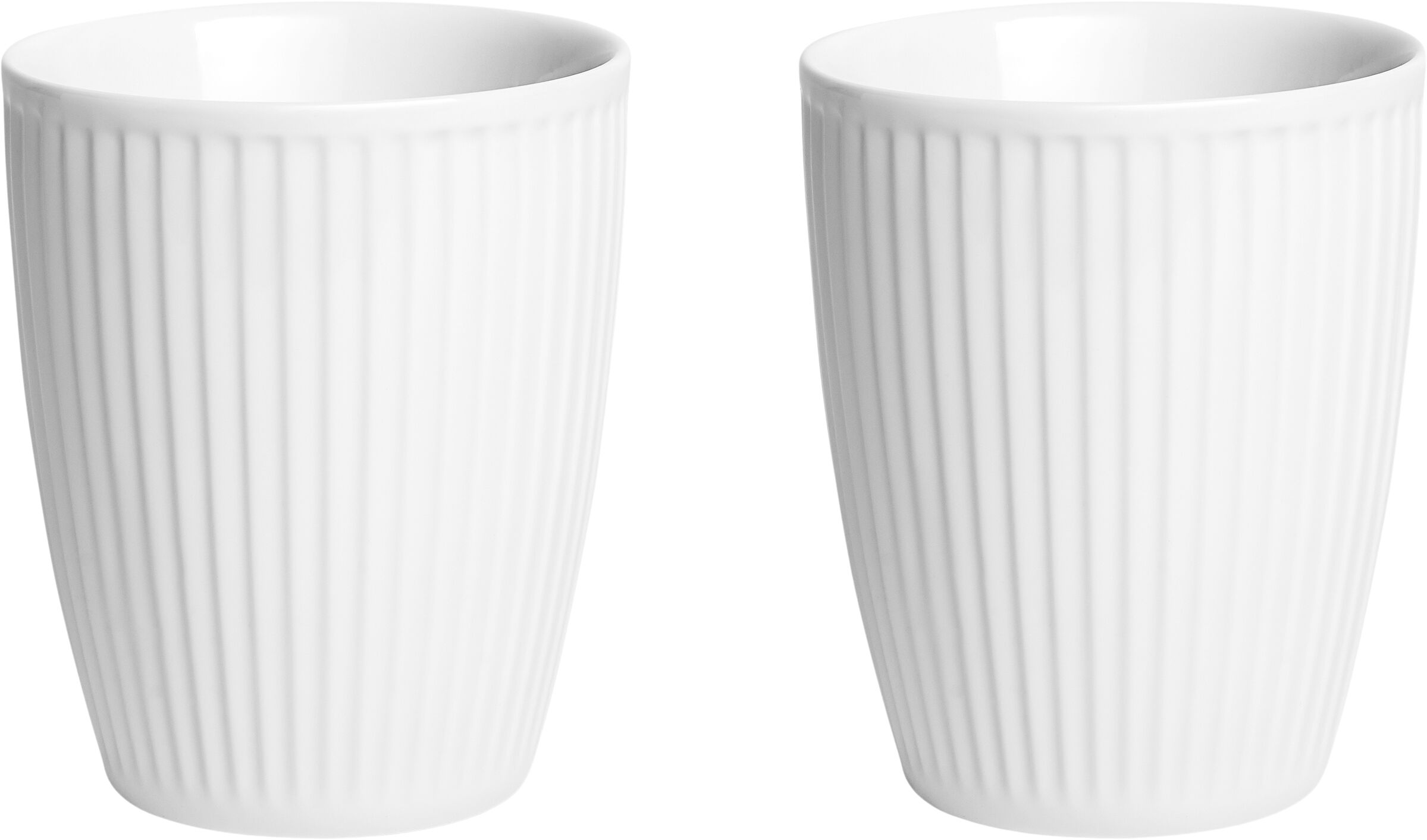 "Termosmugg Pliss&Atilde;&copy; 25 cl 8 x 12 cm 2 st Vit"