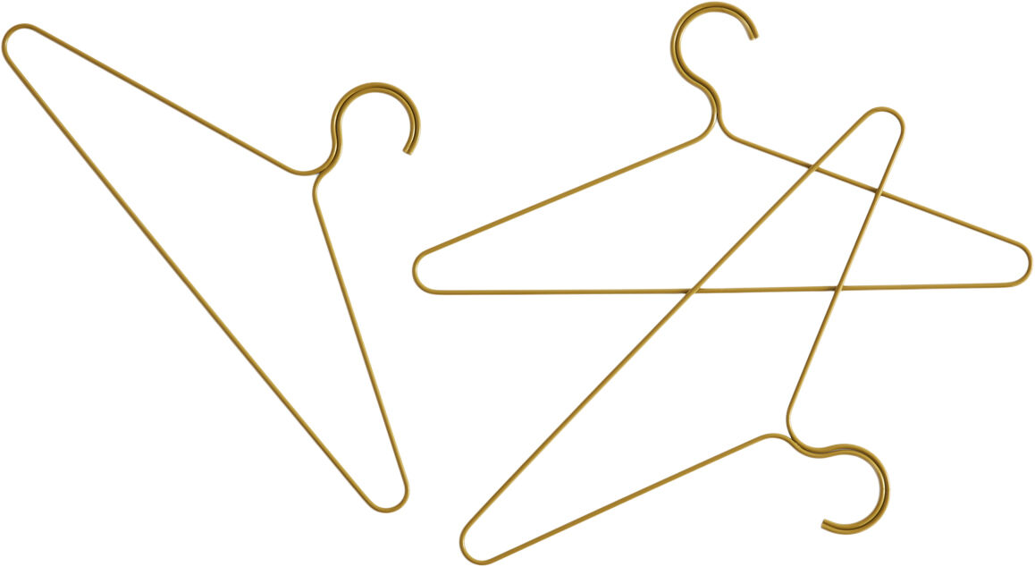 Colour Hanger-Set of 3-Dijon