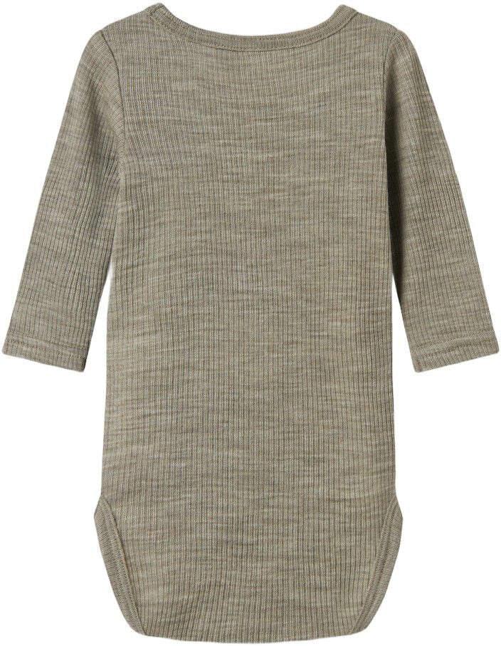 NBNWAX WOOL RIB LS BODY NOOS