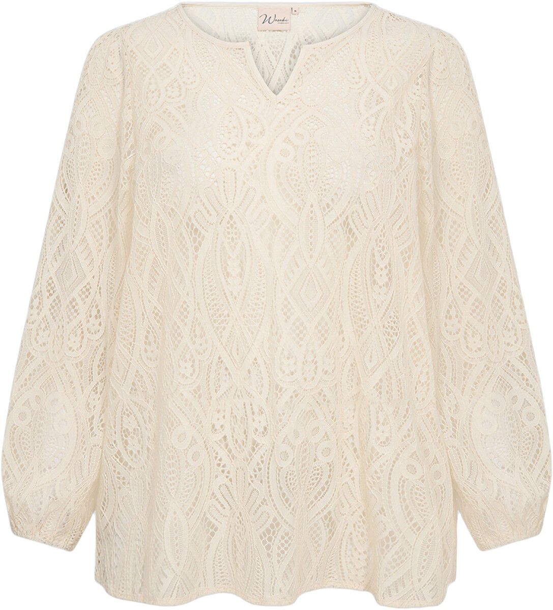 Curvy WA-NELA 2 Bluse Creme