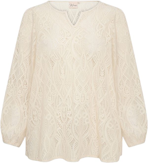 Curvy WA-NELA 2 Bluse Creme
