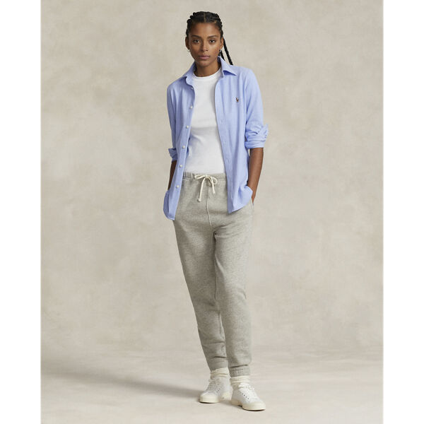 Knit Cotton Oxford Shirt