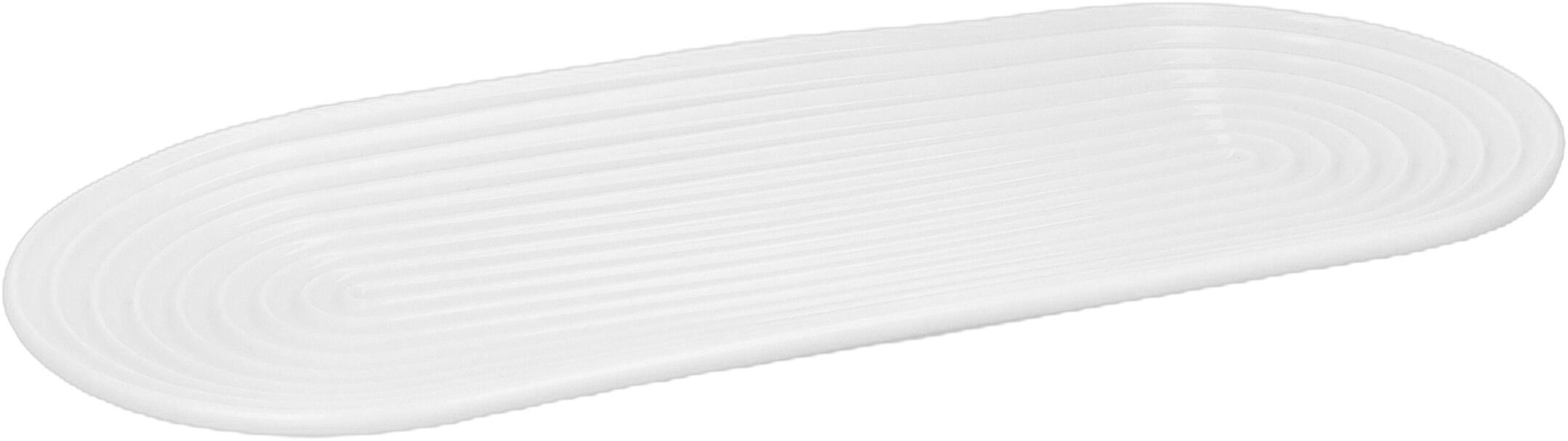 Lyngby Tura Ovalt serveringsfad 34x14. 5 cm hvid