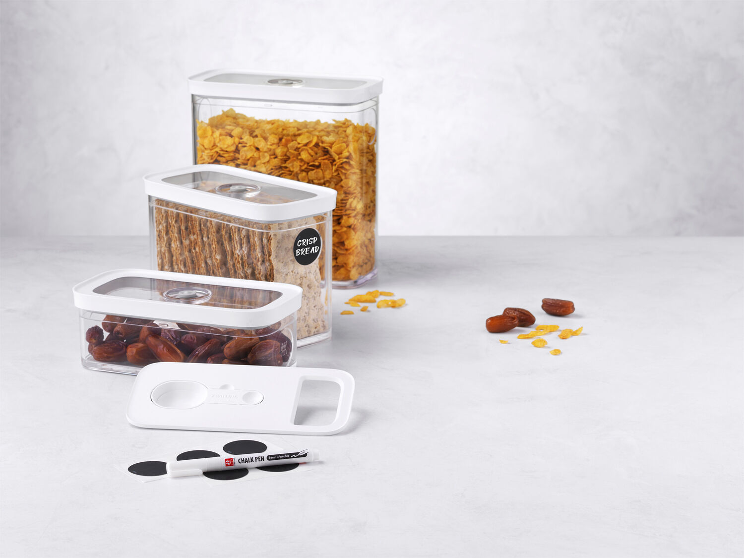 Fresh & Save CUBE S&aelig;t M5 gennemsigtig-hvid