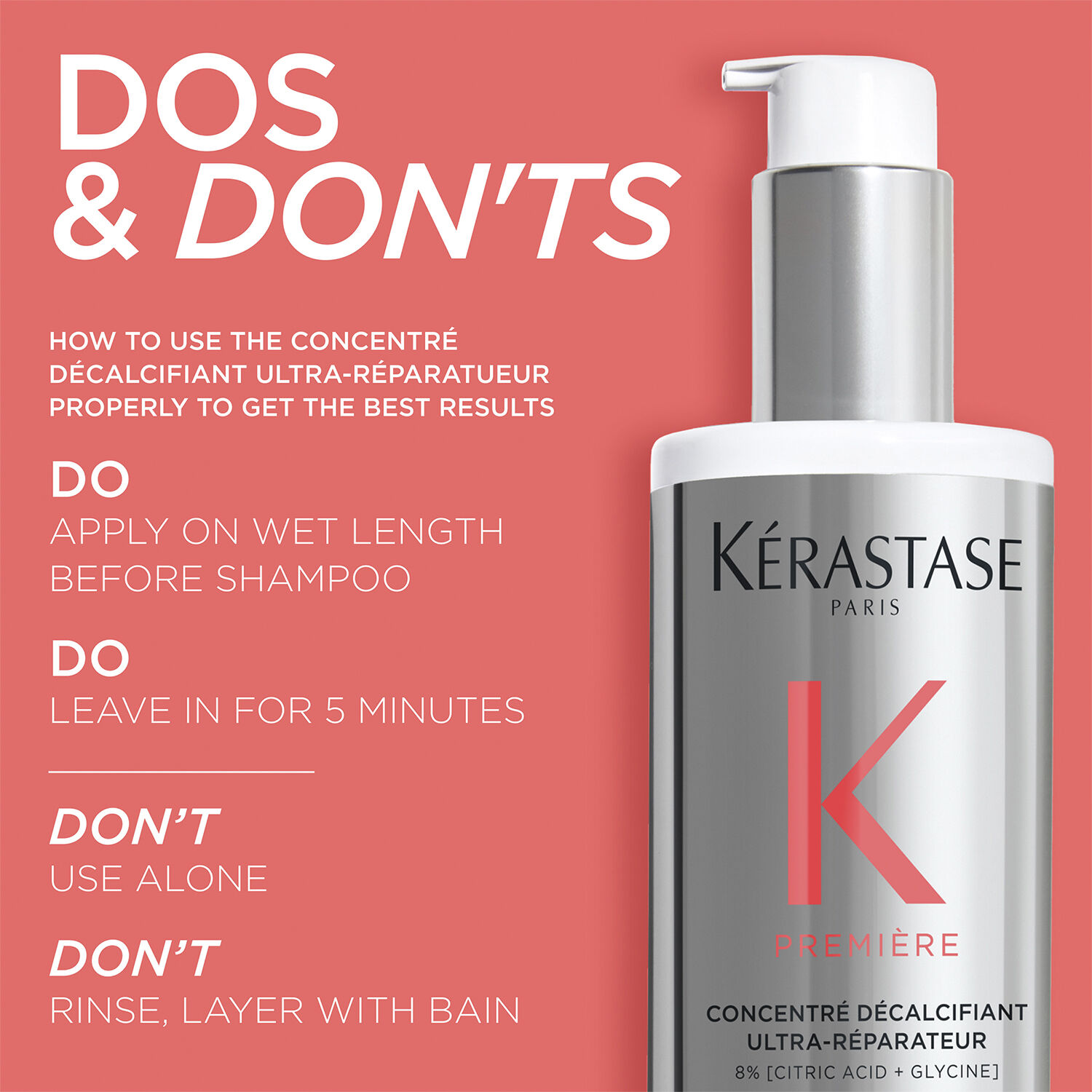K&eacute;rastase Premi&egrave;re Concentr&eacute; D&eacute;calcifiant Ultra-R&eacute;parateur Pre-Shampoo