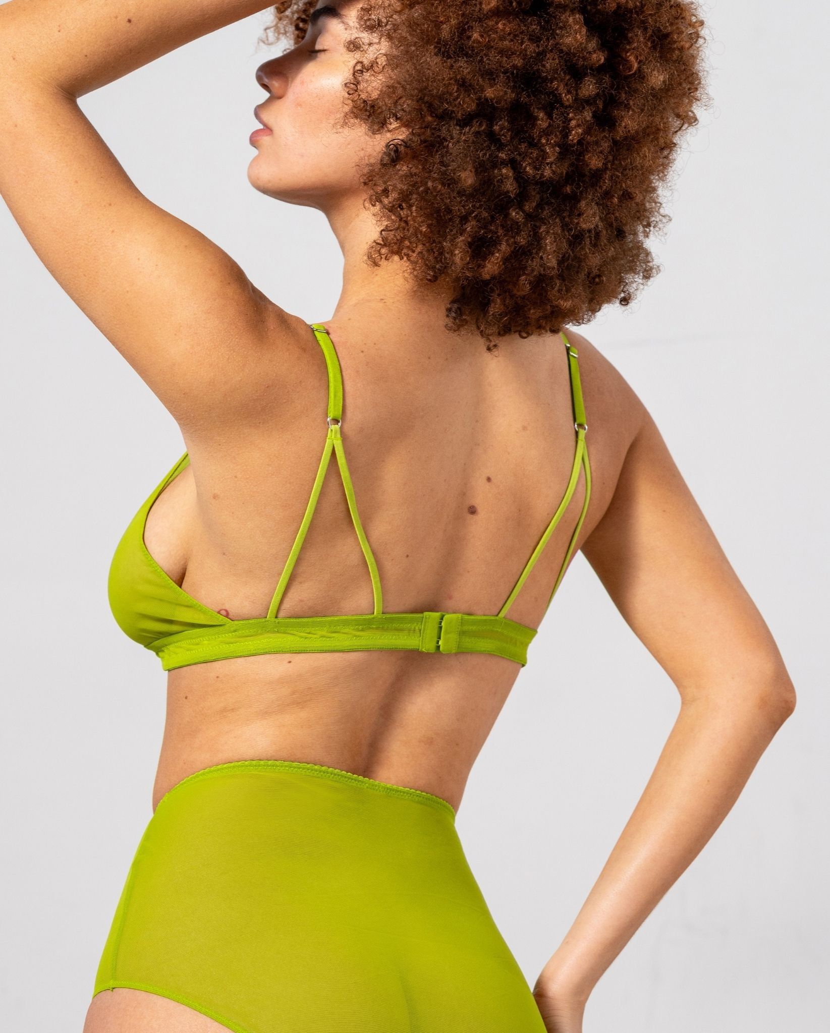 Mesh Triangle Bralette