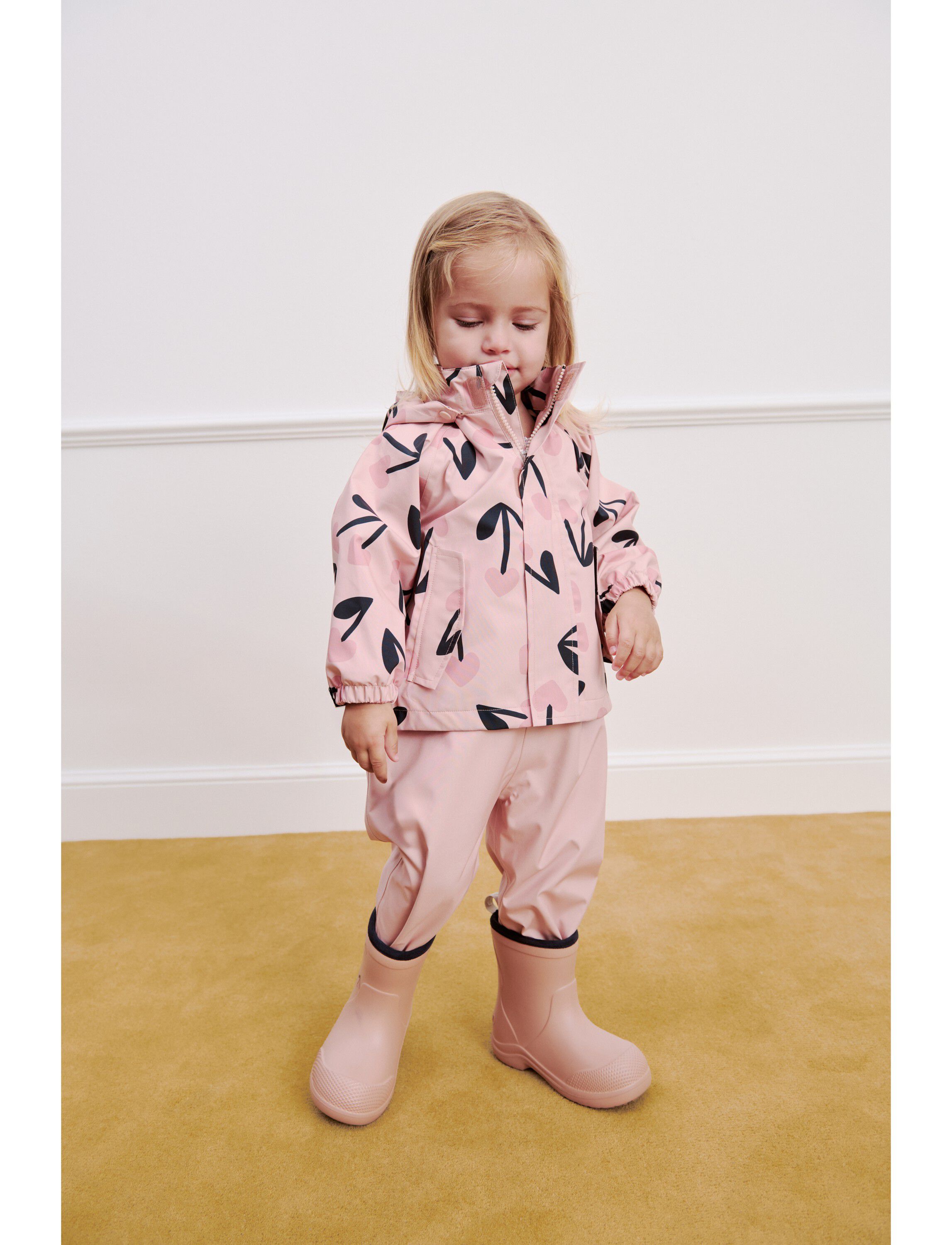 Manu Rainwear Set Mini cherry heart
