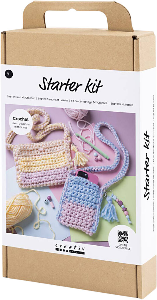 Start DIY Kit H&aelig;kle, Tasker