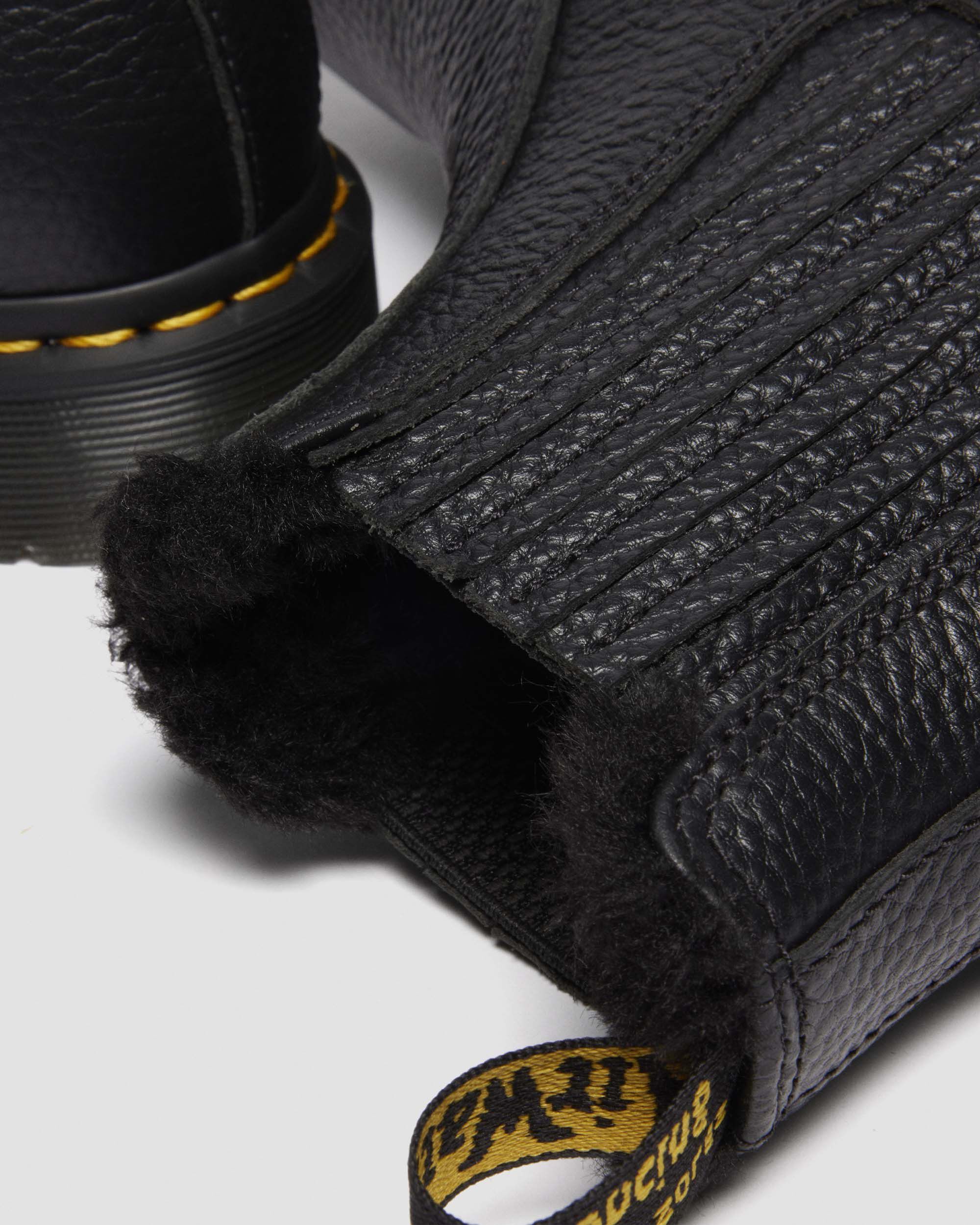 2976 Leonore Ii Black Milled Nappa