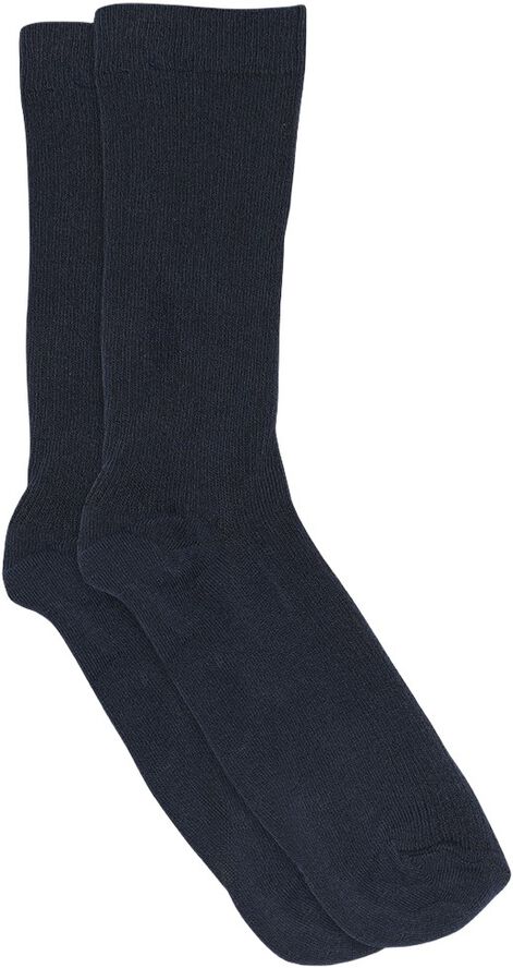 Fine cotton rib socks