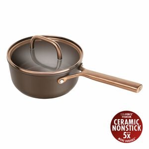 Milano, Kasserolle med glasslokk 18 cm, Brun