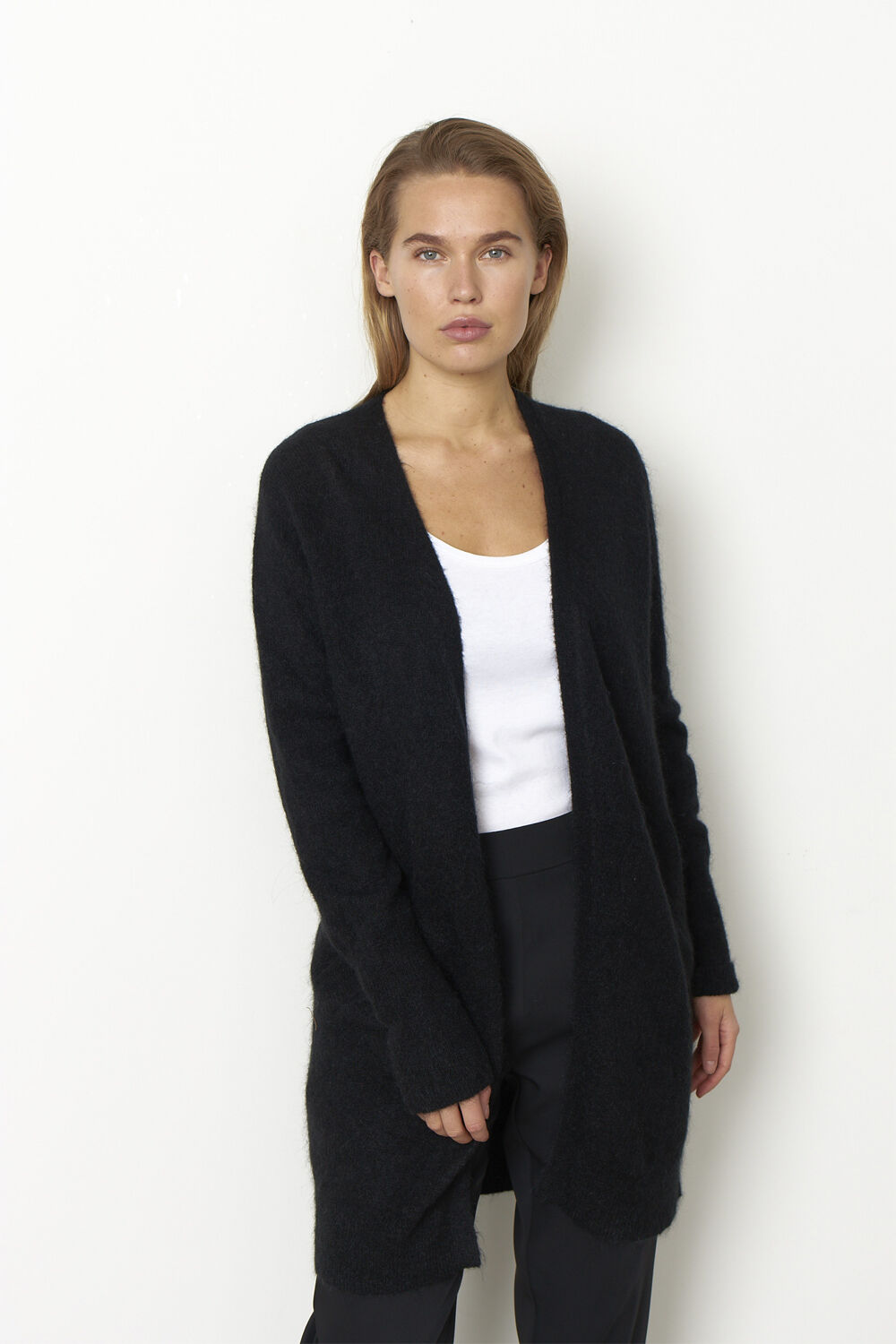 Brook Mohair Blend Knit New Pocket Cape