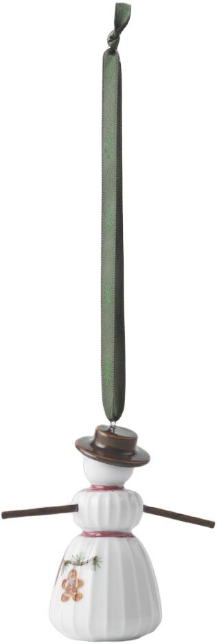 Hammersh&oslash;i Christmas Sn&oslash;kone hengende H9 hvit m. deko