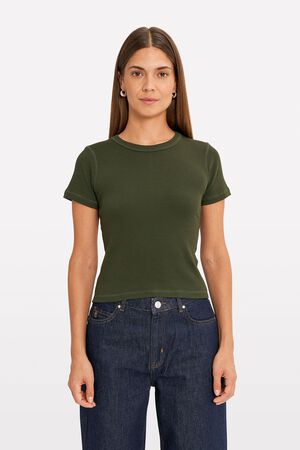 ENALLY SS CROP TEE 5314
