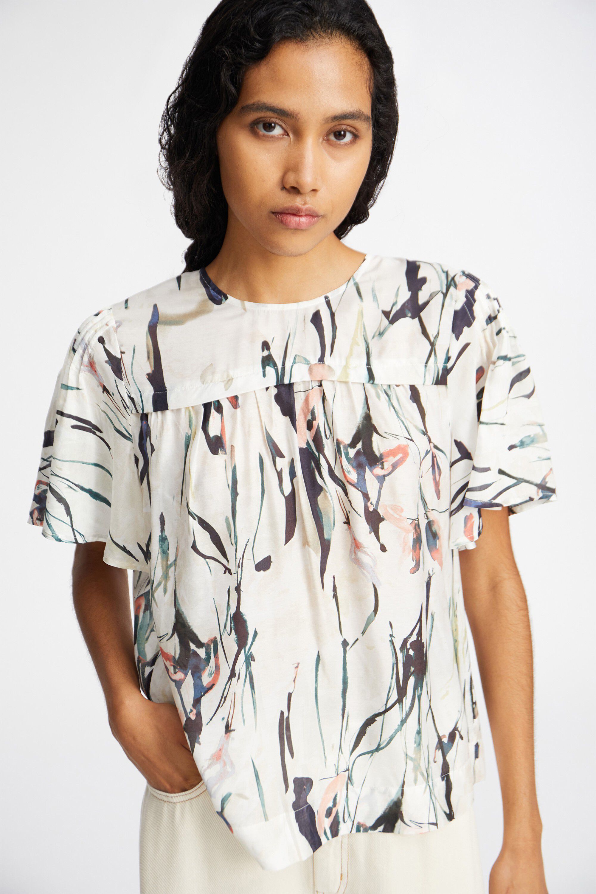 PEZI EcoVero Viscose Blend Blouse