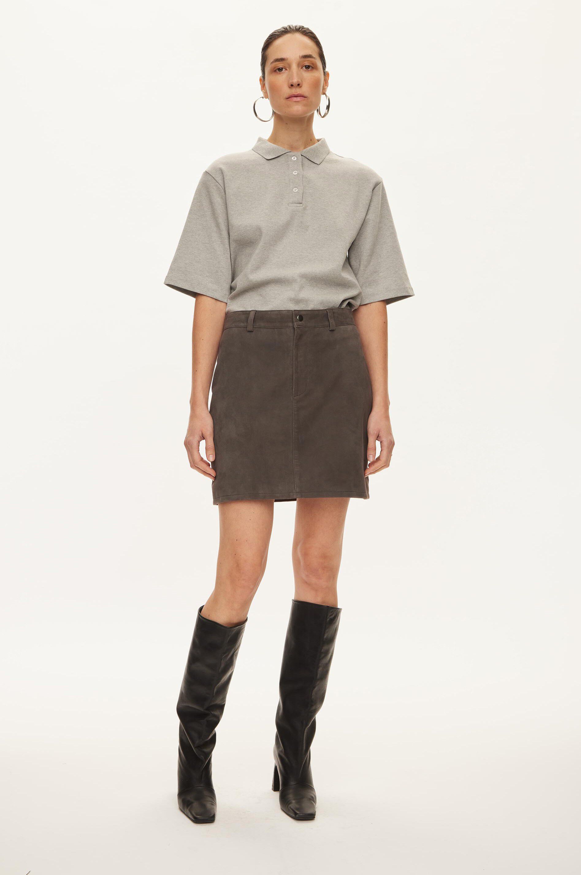 Kylie Suede Skirt