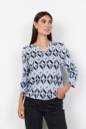 SC-FELICITY AOP 552 Bluse Bl&aring;