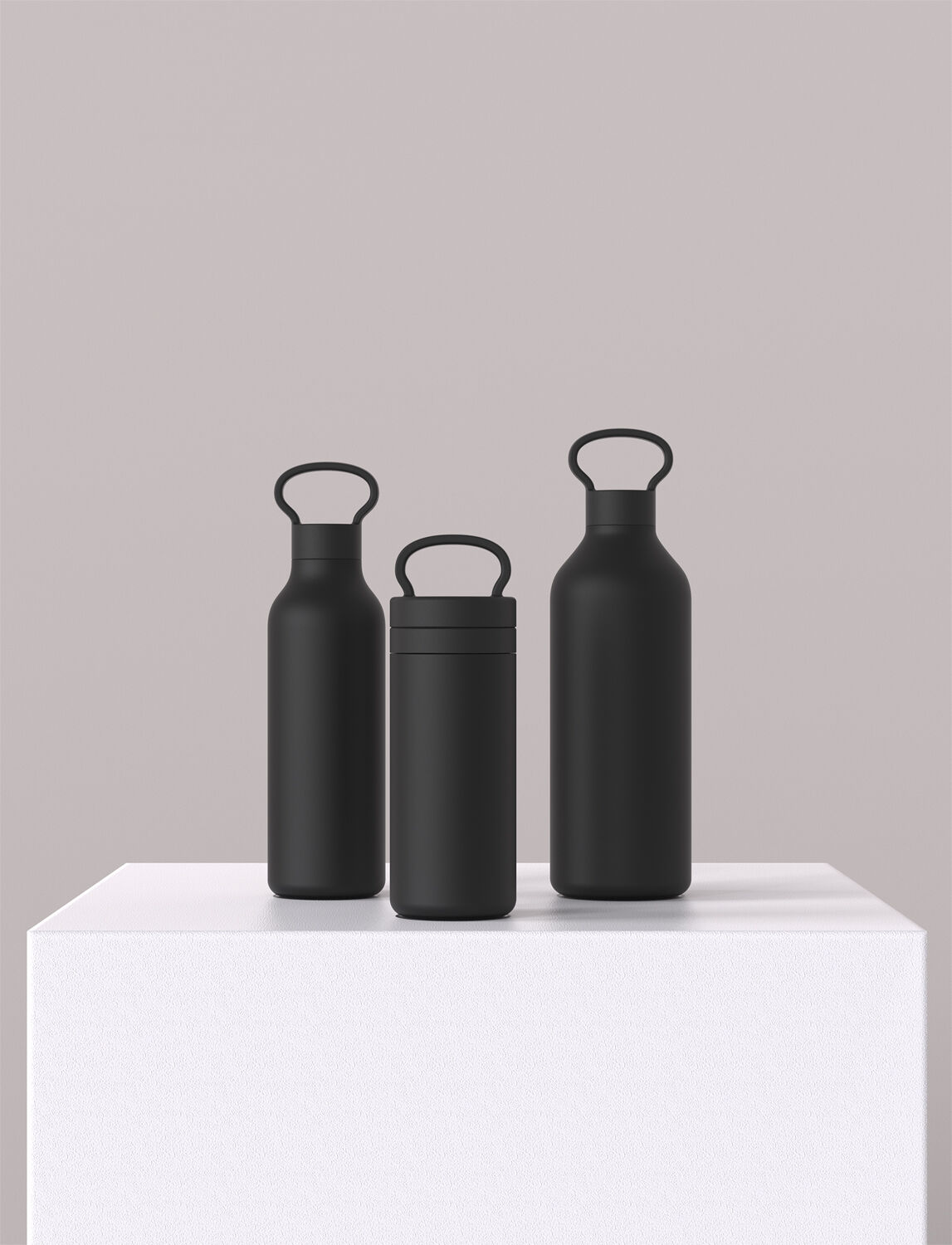 Tabi termoflaske 1 l. black