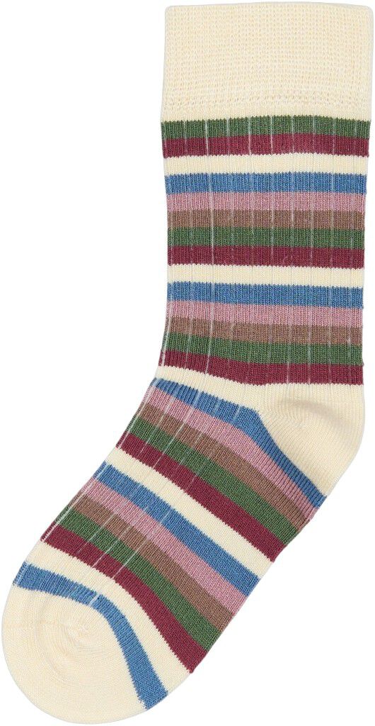 Minipop Bamboo Multi Stripe-sokker