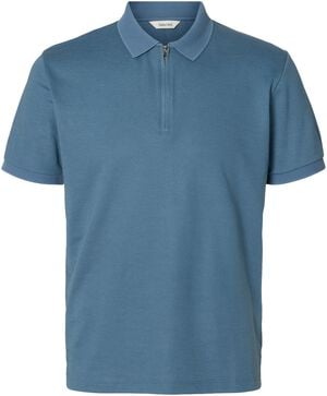 SLHFAVE ZIP SS POLO NOOS