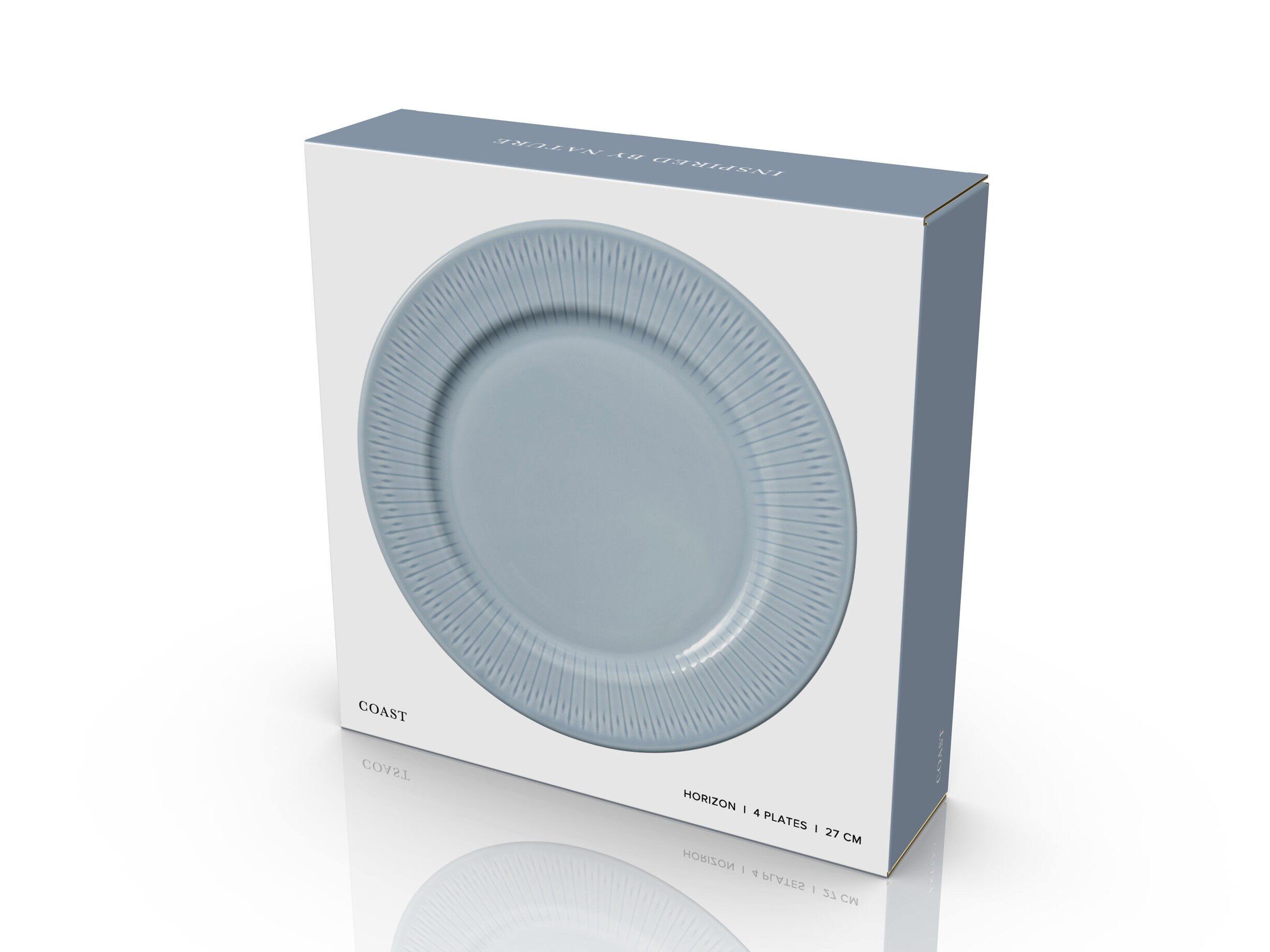Middagstallerken Horizon 27 cm 4 stk. Sea