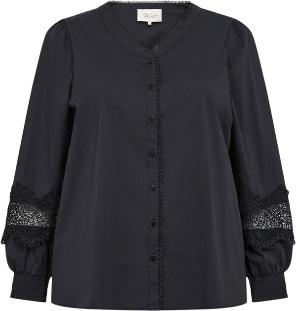 Curvy WA-GLENDALE 1 Skjorte Sort