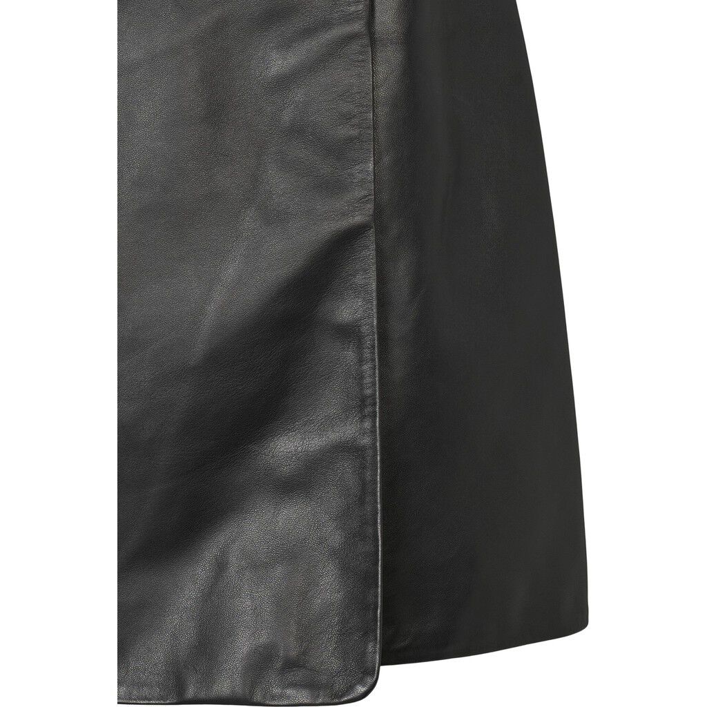 1034PBOKomi leather skirt