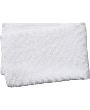 Bathmat stonewashed 50x80 white GOTS