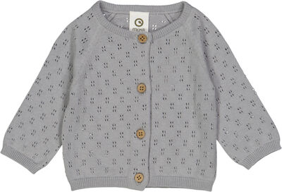 Knit pointelle cardigan baby