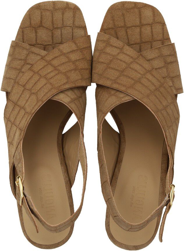 Sandal med blokh&aelig;l