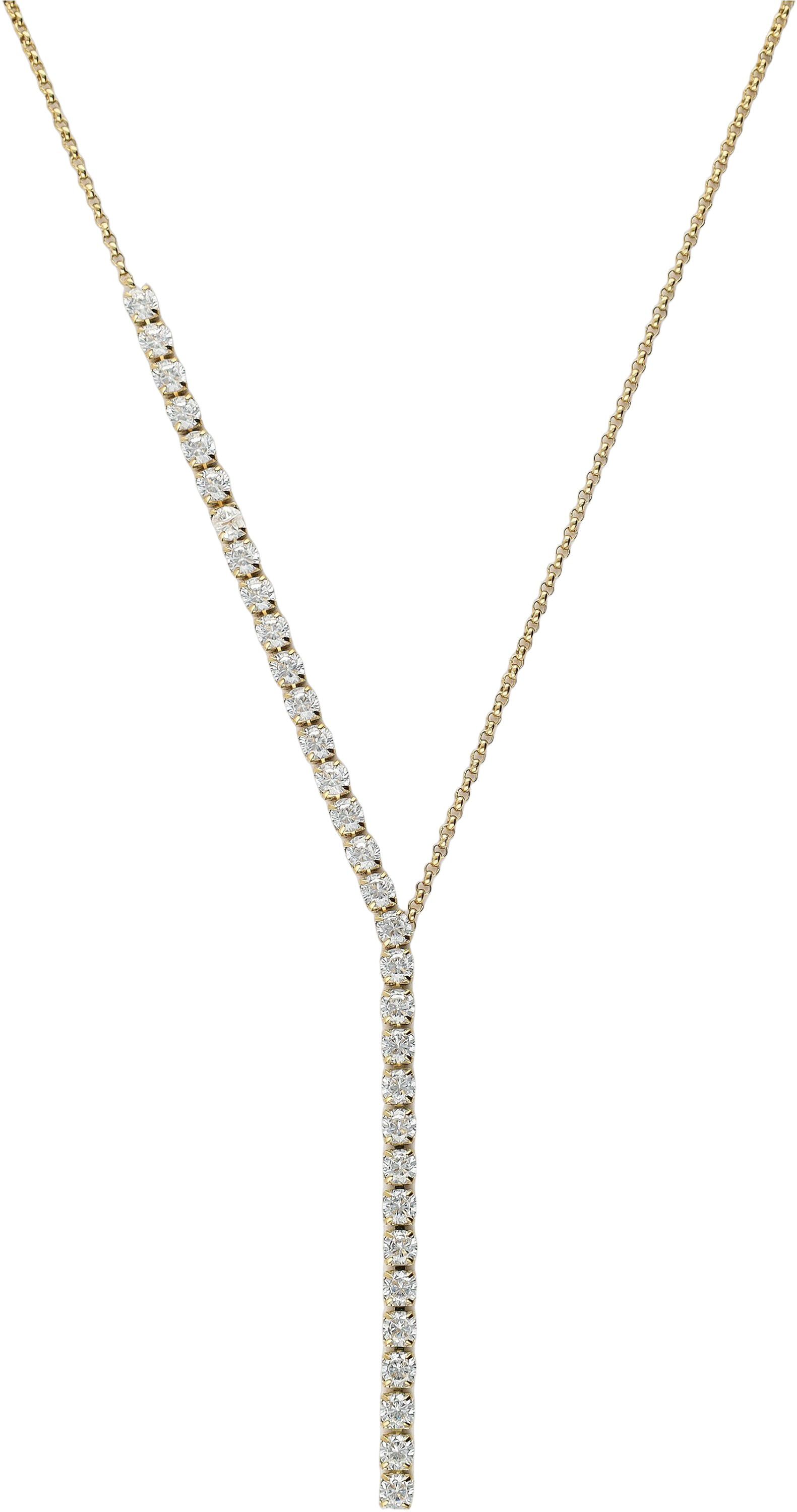 Necklace strass Y