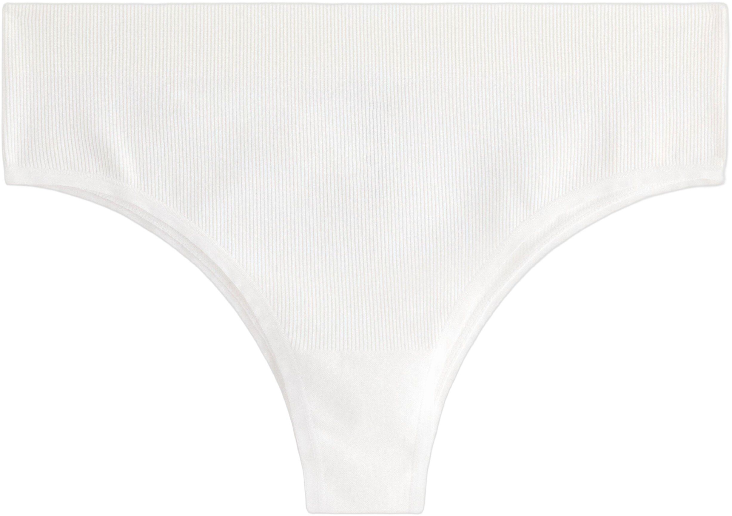 High waist brazilian briefs with a
