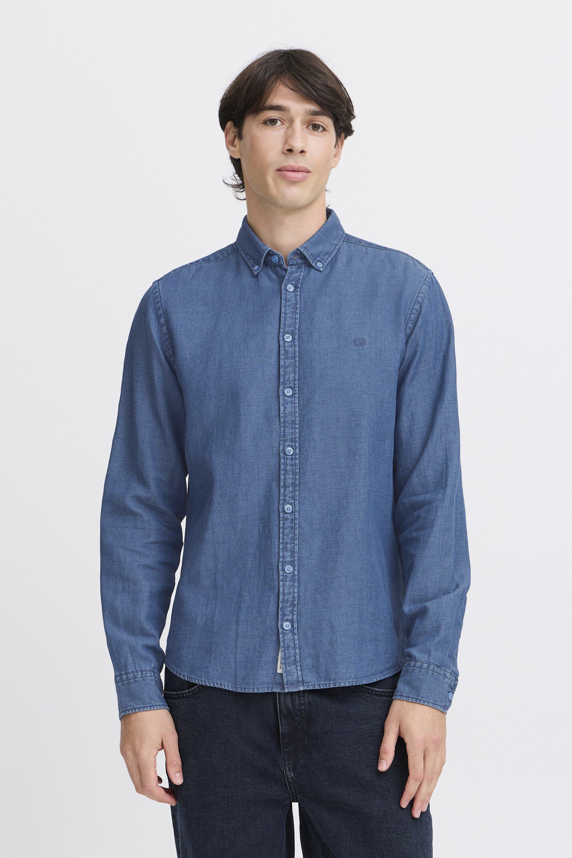 CFHAMILTON LS BD linen mix shirt
