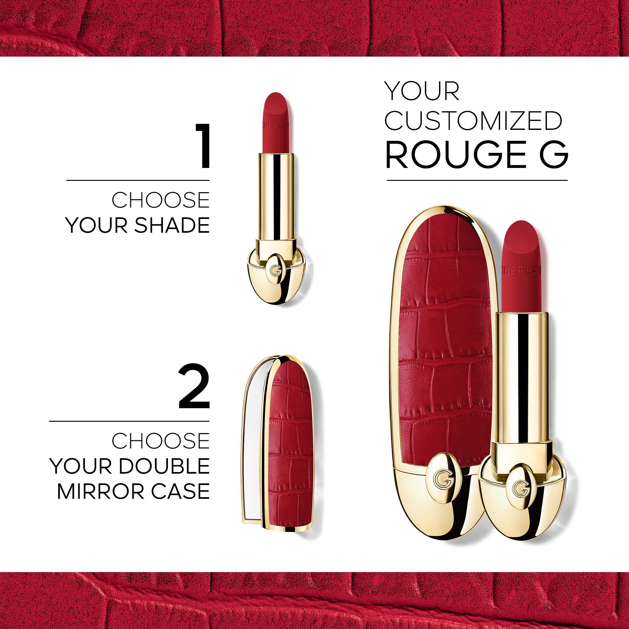 Rouge G The double mirror case