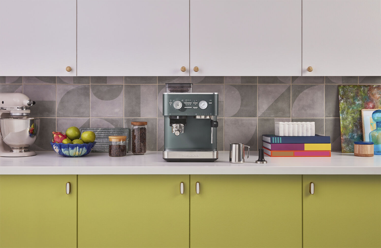 KITCHENAID halvautomatisk espressomaskine-5KES6551EJP