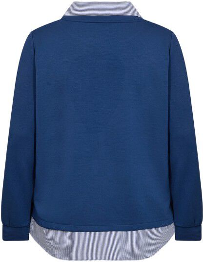 Curvy WA-SABINA 63 Sweatshirt Bl&aring;
