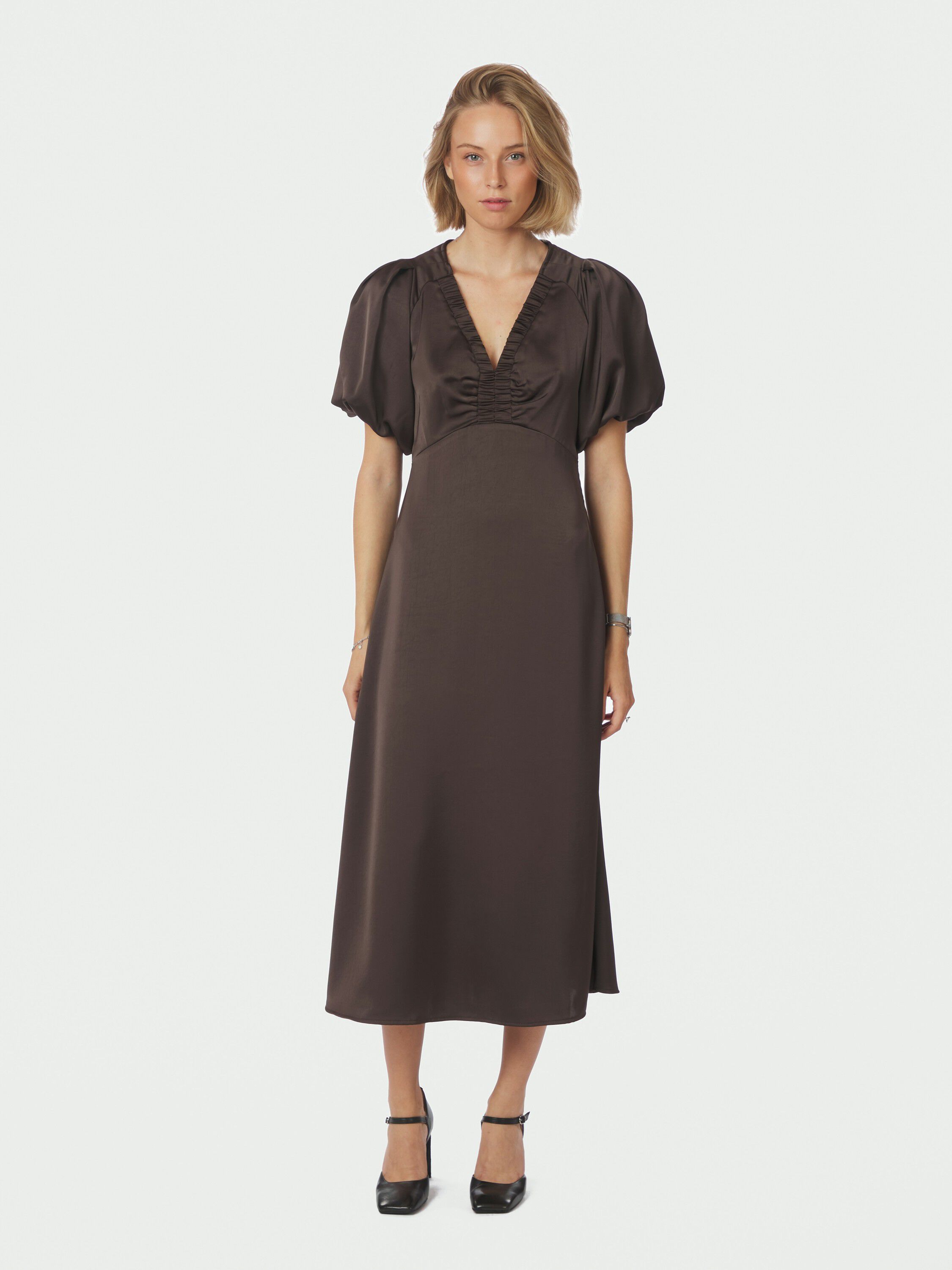 Illana Heavy Sateen Dress