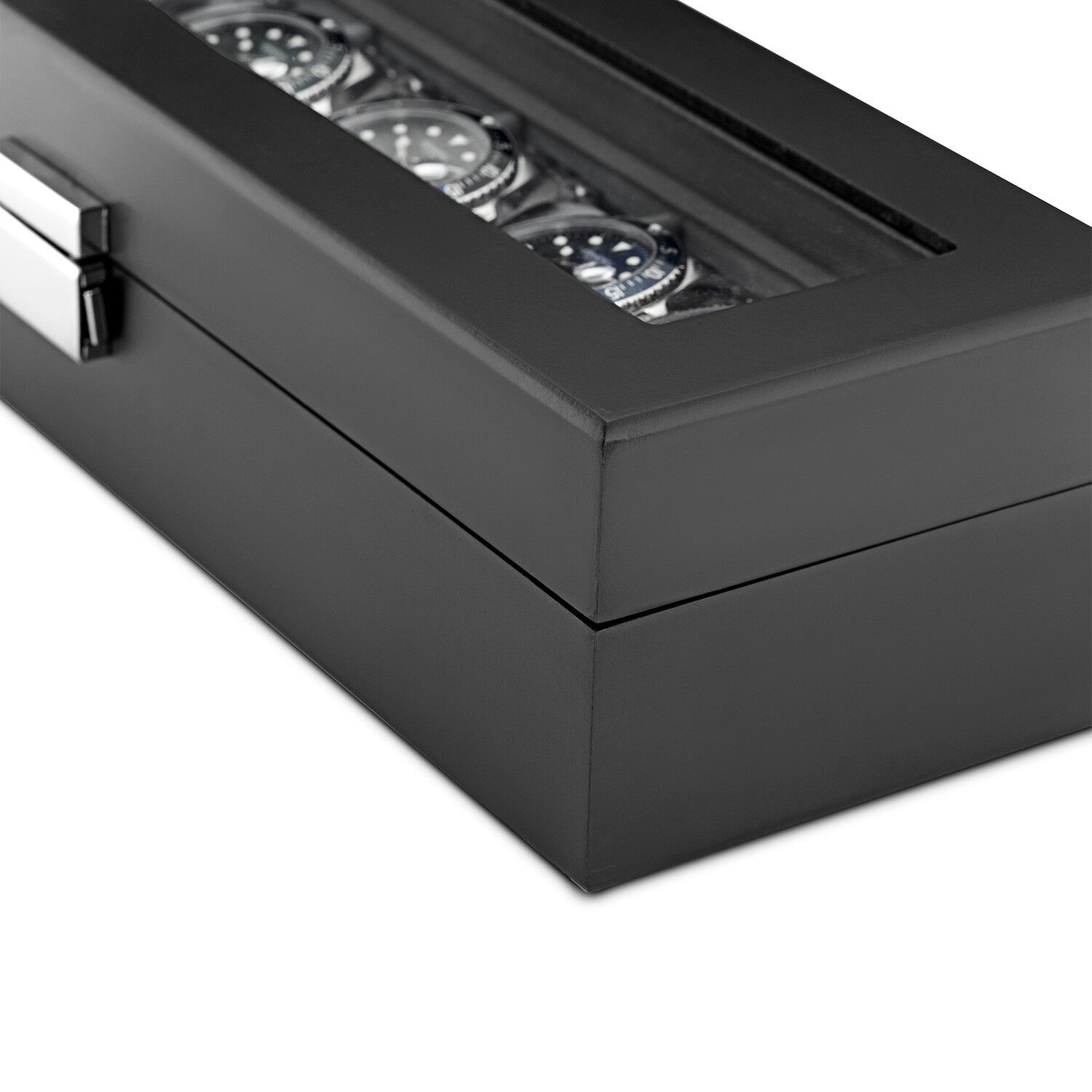 Watch Box 6 Watches Black Wood DIT0